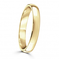 3mm Court Shape Wedding Ring