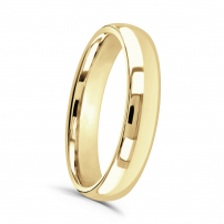 4mm Court Shape Wedding Ring