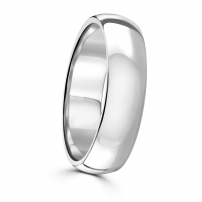 6mm Court Shape Wedding Ring
