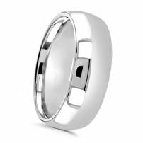 8mm Court Shape Wedding Ring