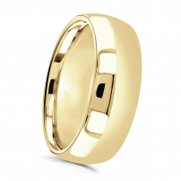 8mm Court Shape Wedding Ring